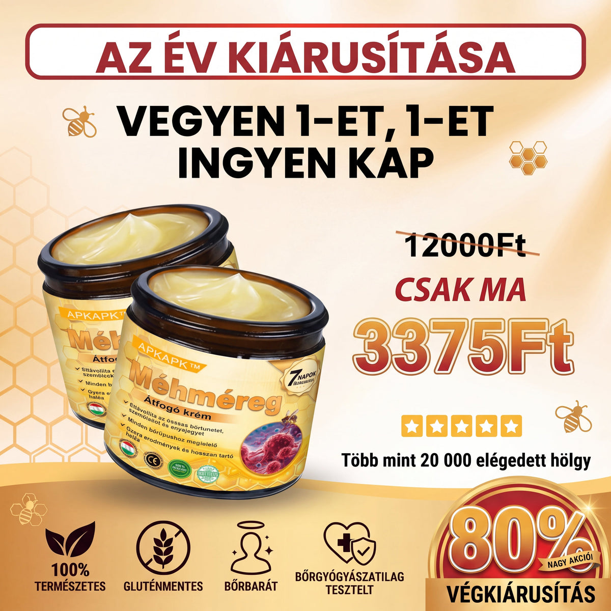 🎁 Már csak 5 doboz maradt! Most további 50% kedvezményt adunk! Legyél fitt és egészséges. Ha most nem élsz a lehetőséggel, legközelebb csak jövőre lesz rá esélyed!